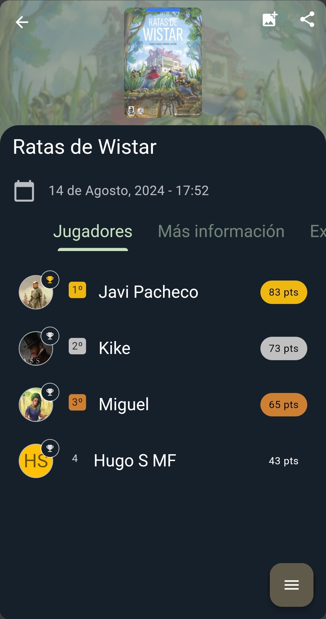 App Screenshot - Play Details