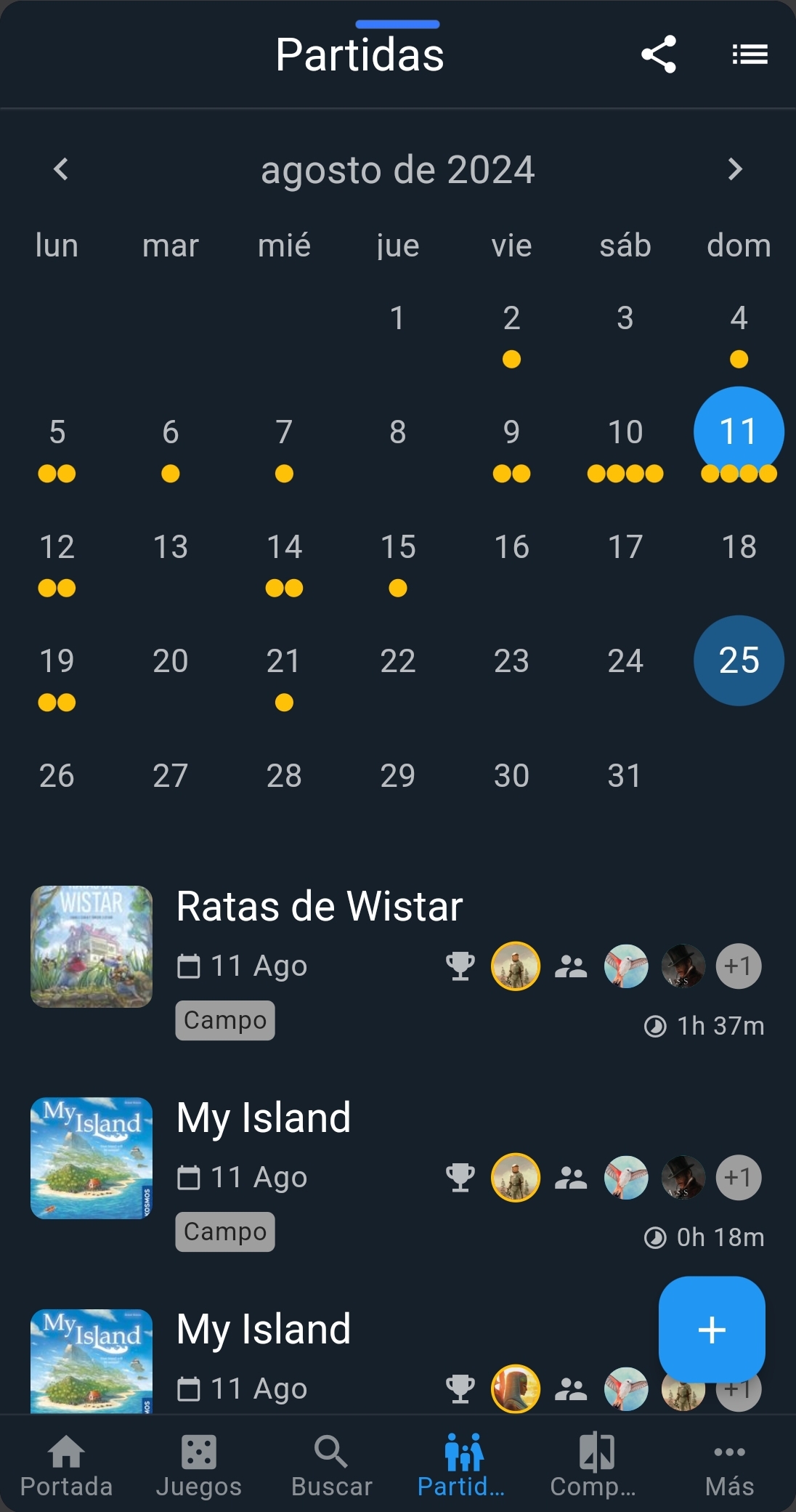 App Screenshot - Calendar